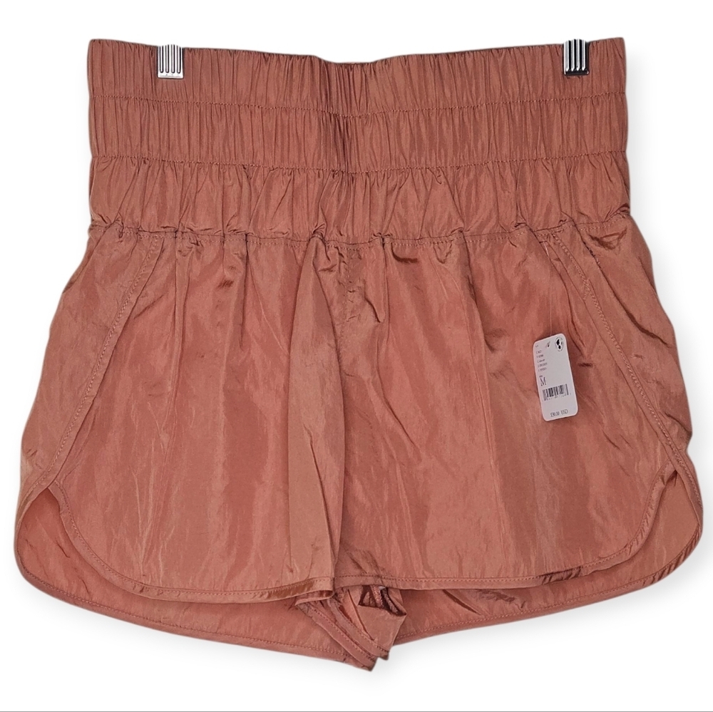 Free People Movement The Way Home Shorts, Size M, Terra Cotta, NWT - Picture 2 of 9